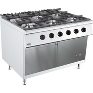 Base 900 gaskookunit 6 branders.