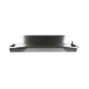 Combisteel RVS wasbak 3 kranen 1800mm inclusief afvoerplug en spatscherm, exclusief kranen