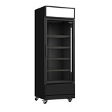 Koelkast glasdeur fcu-370 bl