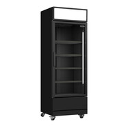 Koelkast glasdeur fcu-370 bl