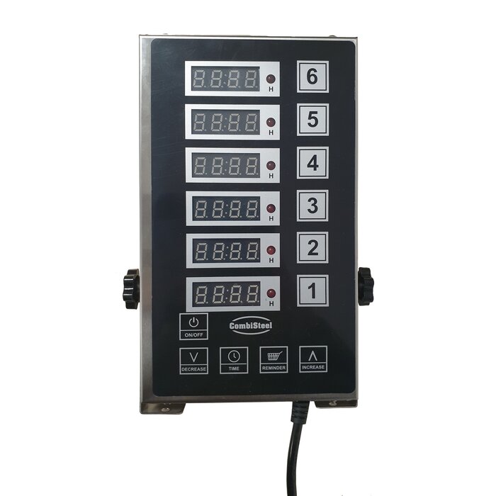 Combisteel Digitale keukentimer 6 kanalen dkt-6