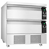 Combisteel Koel/vrieswerkbank omschakelbaar 2 laden 4x 1/1gn