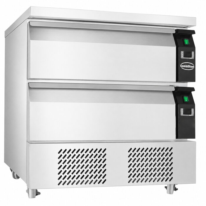 Combisteel Koel/vrieswerkbank omschakelbaar 2 laden 4x 1/1gn
