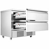 Combisteel Koel/vrieswerkbank omschakelbaar 2 laden 4x 1/1gn