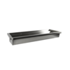 Combisteel RVS wasbak 2 kranen 1200mm inclusief afvoerplug en spatscherm, exclusief kranen