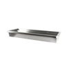 Combisteel RVS wasbak 2 kranen 1200mm inclusief afvoerplug en spatscherm, exclusief kranen