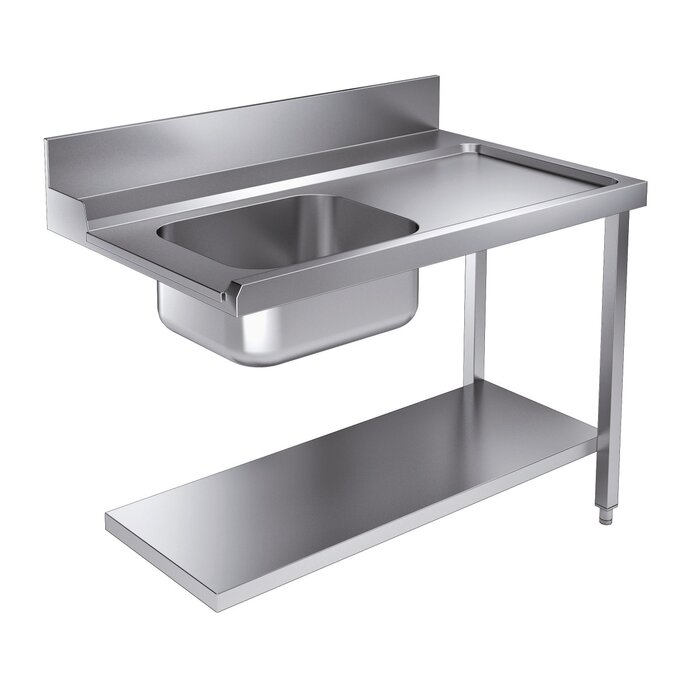 Combisteel Aanvoertafel bodemschap 1200 rechts tbv 7280.0045-0046
