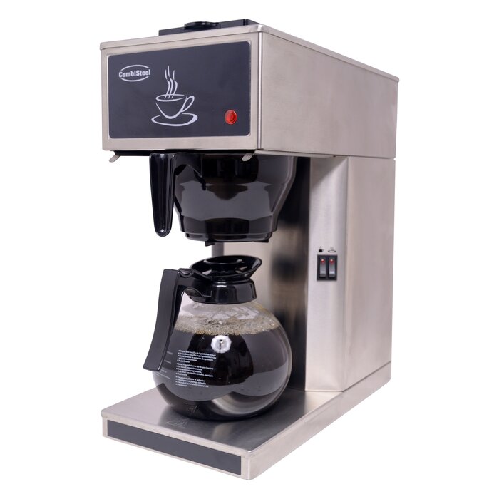 Combisteel Koffiemachine incl. 1 glazen koffiekan 1.8l