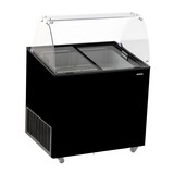 Schepijsvitrine corsica zwart 6x5 ltr