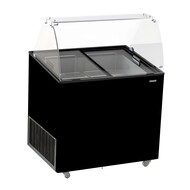 Schepijsvitrine corsica zwart 6x5 ltr