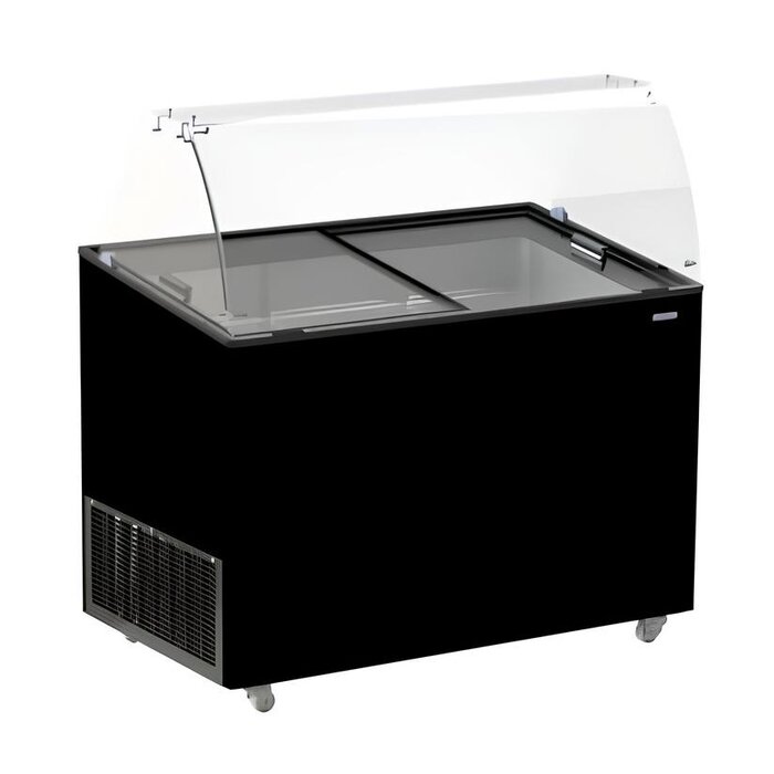 Combisteel SCHEPIJSVITRINE JAVA ZWART 8x5 LTR