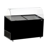 Schepijsvitrine tenerife zwart 10x5 ltr