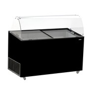 Schepijsvitrine tenerife zwart 10x5 ltr