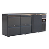 Combisteel Barkoeler zwart 1 deur 4 laden