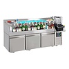 Combisteel Koelwerkbank 3 deuren met cocktail bar station – art. 7489.6005