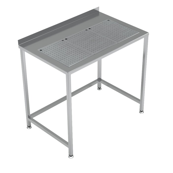 Combisteel Werktafel met geïntegreerde lekbak 1000x650