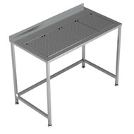 Werktafel met geïntegreerde lekbak 1200x650