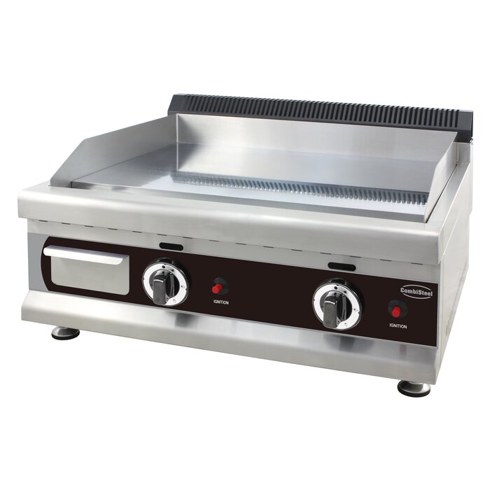Combisteel Gasbakplaat chroom 650