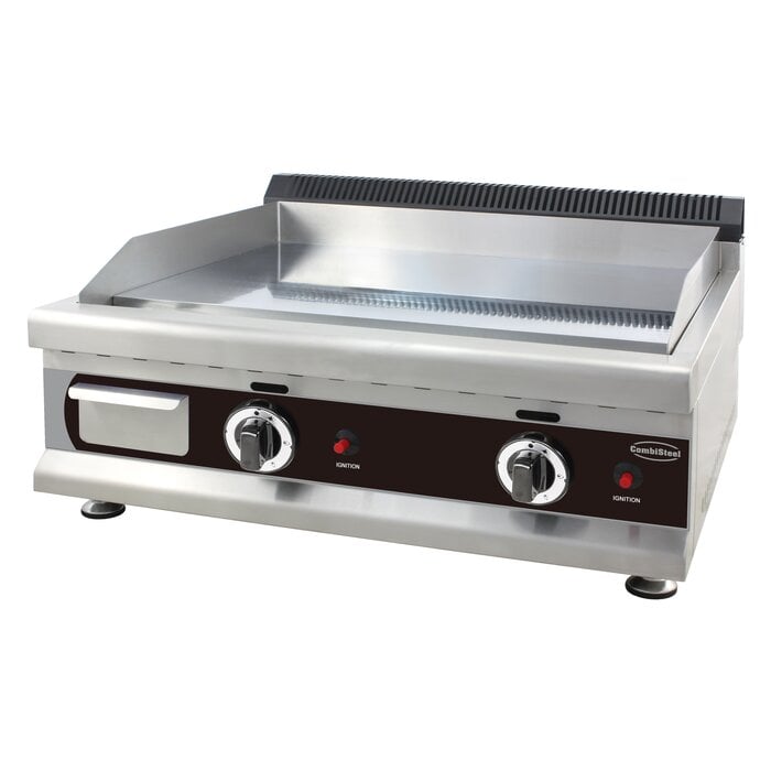 Combisteel Gasbakplaat chroom 800