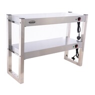 Etagere halogeen verwarmd 2 niveaus 900 demontabel
