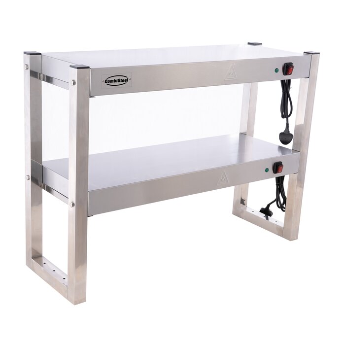 Combisteel Etagere halogeen verwarmd 2 niveaus 900 demontabel
