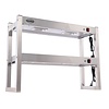 Combisteel Etagere halogeen verwarmd 2 niveaus 900 demontabel