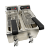 Combisteel Elektrische tafelfriteuse 2x4 l