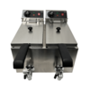 Combisteel Elektrische tafelfriteuse 2x4 l