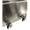 Combisteel Elektrische tafelfriteuse 2x4 l