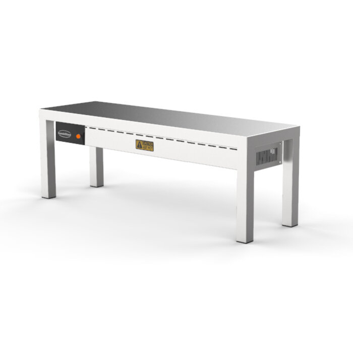 Combisteel Etagere keramisch verwarmd 1 niveau 1400