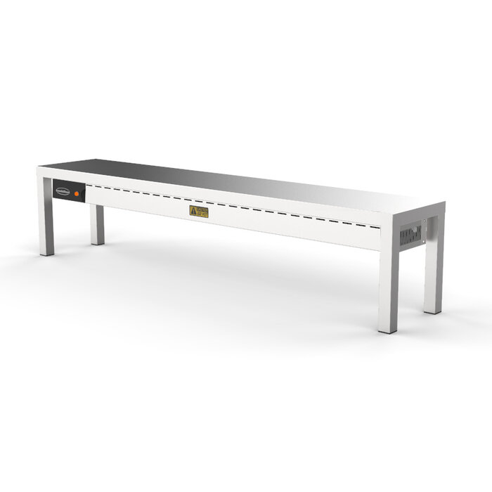 Combisteel Etagere keramisch verwarmd 1 niveau 1800