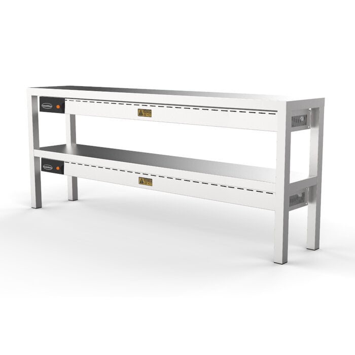 Combisteel Etagere keramisch verwarmd 2 niveau 2000