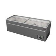 Supermarkt vrieskist grijs 2500 automatische ontdooiing *transport op aanvraag*