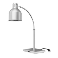 Flexibele warmhoudlamp zilver