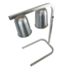 Combisteel Warmhoudlamp zilver