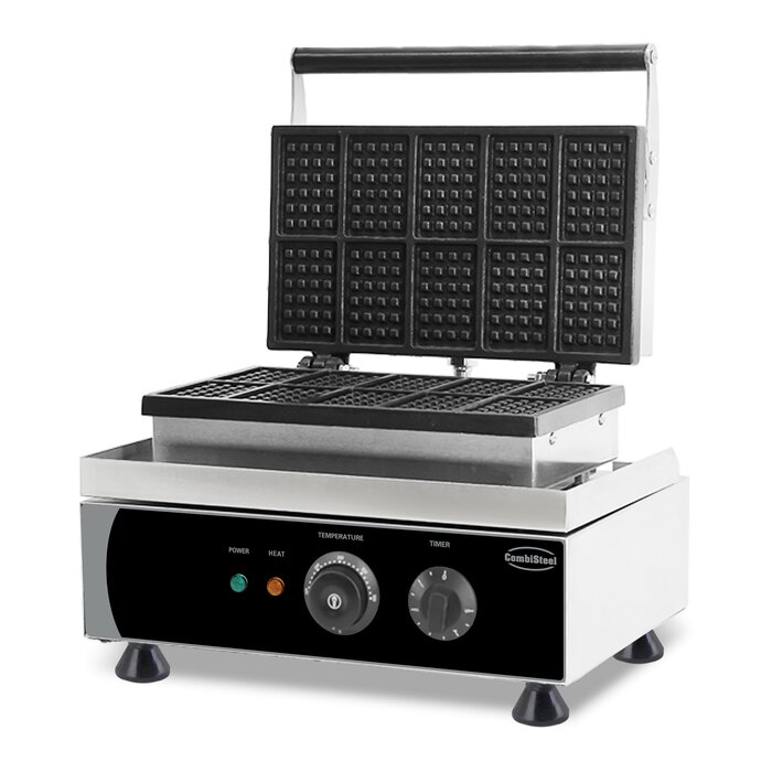Combisteel Wafelijzer 10st brusselse wafel