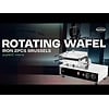 Combisteel Draaibaar wafelijzer 2st brusselse wafel