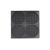 Combisteel Wafelijzer 4st ronde wafels