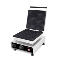 Wafelijzer 4st vierkante wafels