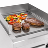 Combisteel Entry 700 bakplaat elektrisch chroom enkel