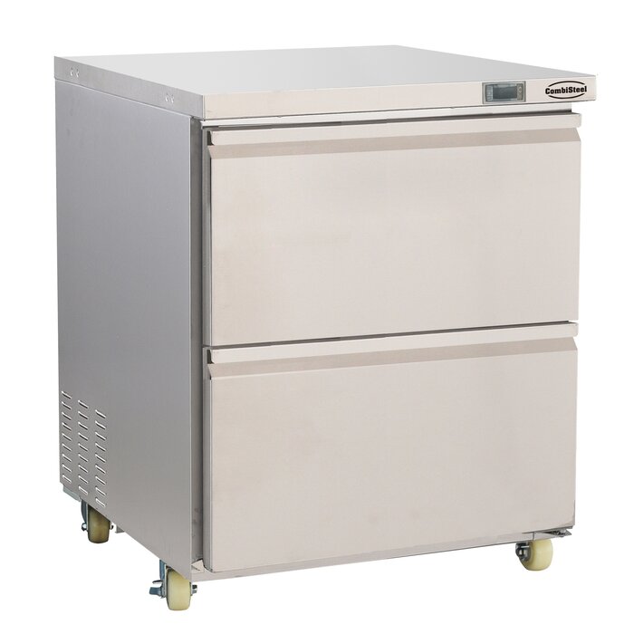 Combisteel RVS vrieskast 2 laden