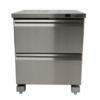 Combisteel RVS vrieskast 2 laden