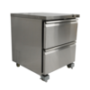 Combisteel RVS vrieskast 2 laden