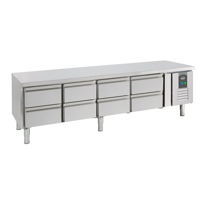 Combisteel Koelwerkbank 650 hoog 8 laden
