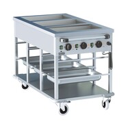 Bain-marie trolley 3/1