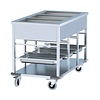 Combisteel Bain-marie trolley 3/1