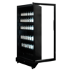 Combisteel Drankenkoelkast 1 glasdeur zwart sve-450 bl