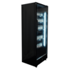 Combisteel Drankenkoelkast 1 glasdeur zwart sve-450 bl
