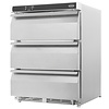 Combisteel Koelkast tafelmodel RVS 3 laden