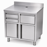 RVS koffie werktafel 1000x600x1150